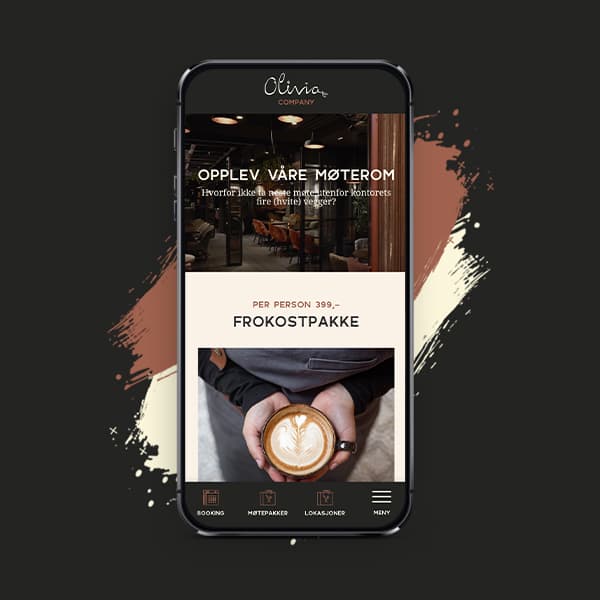 Mediabooster Norge - Olivia company - webdesign