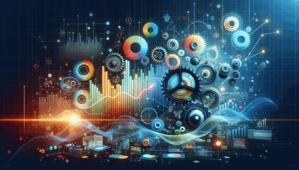 An abstract representation of interconnected digital networks and data flow