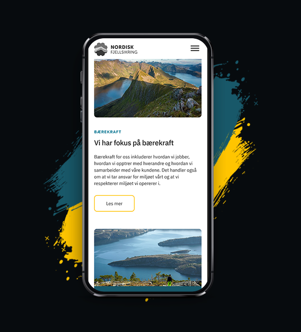 Mediabooster Norge - moderne webdesign - Nordisk fjellsikring