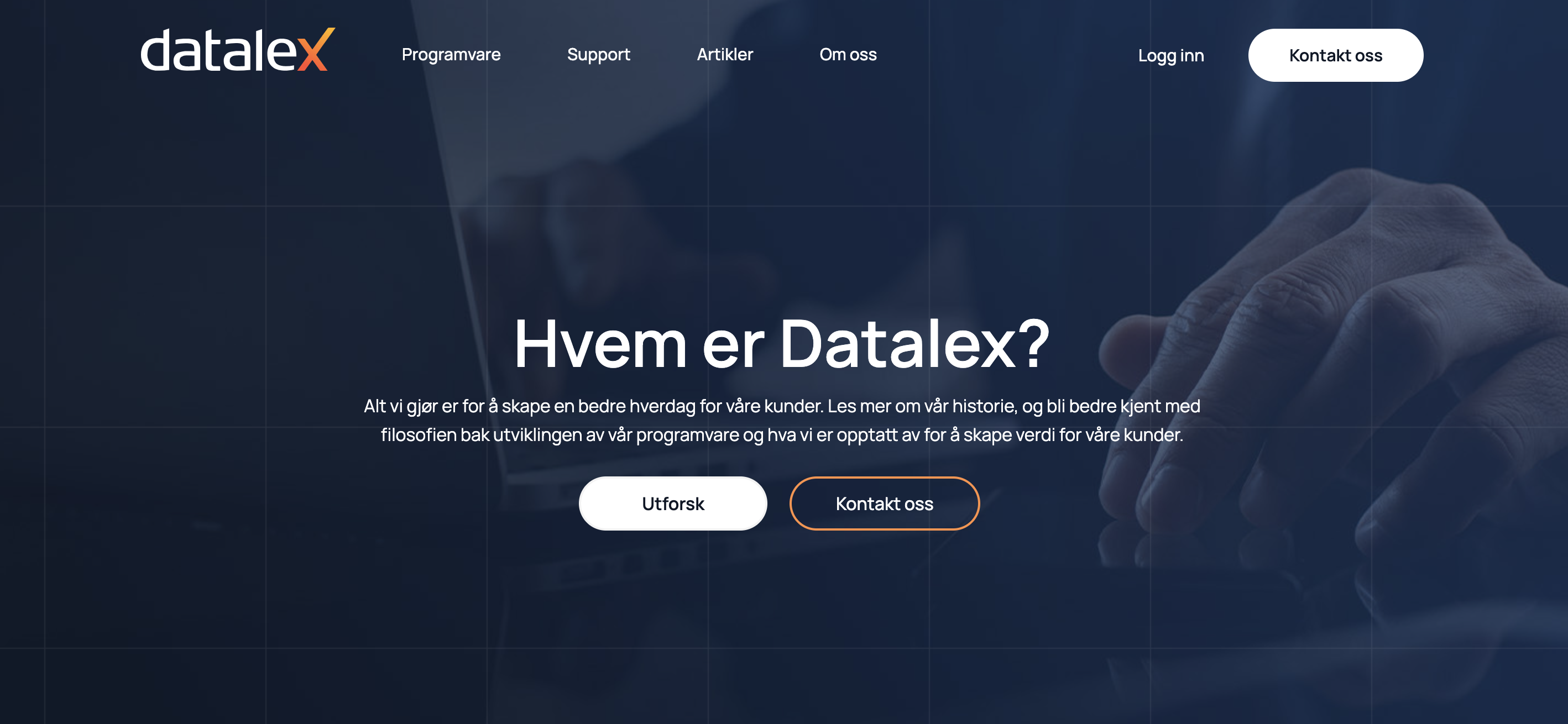 Datalex Software lansering av ny nettside